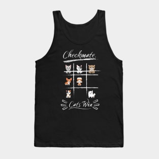 Checkmate. Cats Win Tank Top